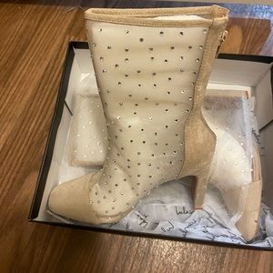 Lulu’s Rhinestones booties